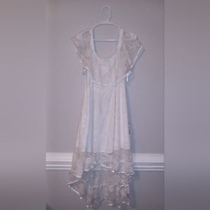 White Lace Dress size 1xl